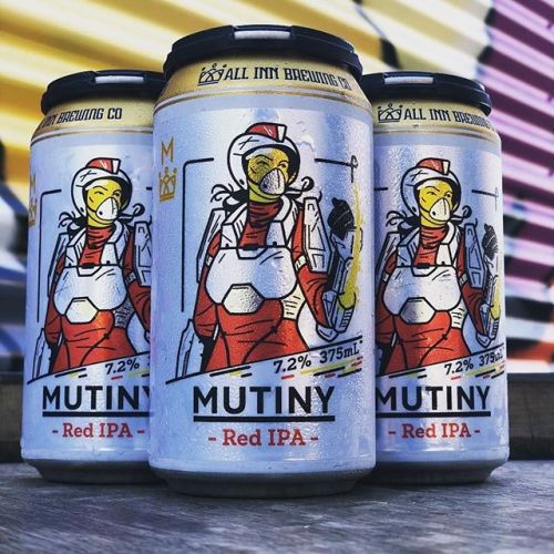 All Inn Mutiny Red IPA⠀