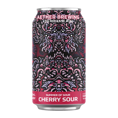 Aether Summer Of Sour Cherry Sour 375ml Can Craft Beer Aether Brewing Company