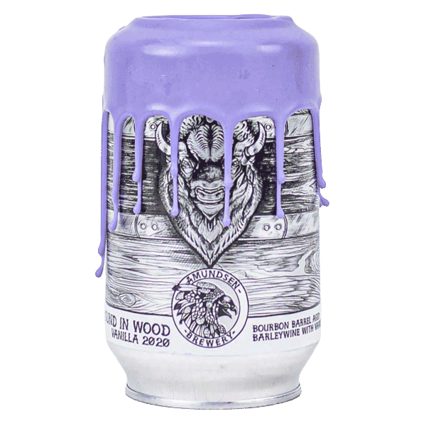 Amundsen Bound In Wood 2020 BBA Barleywine with Vanilla 330ml Can Craft Beer Amundsen Brewery