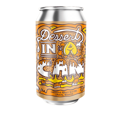 Amundsen Dessert In A Can Chocolate Peanut Butter Caramel Brownie Single Craft Beer Amundsen Brewery