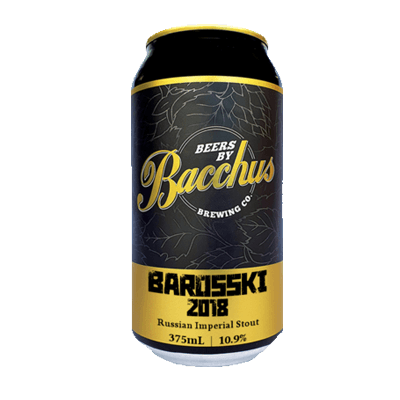 Bacchus Barosski Russian Imperial Stout 375ml Can Craft Beer Bacchus Brewing Co.
