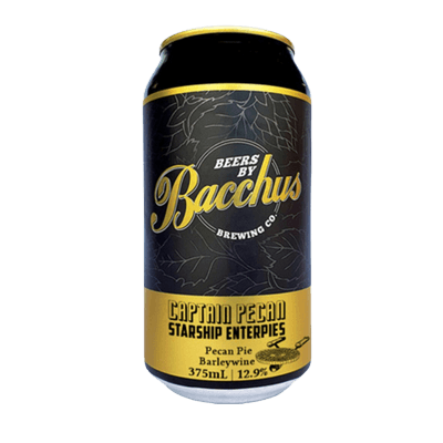 Bacchus Brewing Captain Pecan Starship Enterpies Pecan Pie Barley Wine 375ml Can Craft Beer Bacchus Brewing Co.