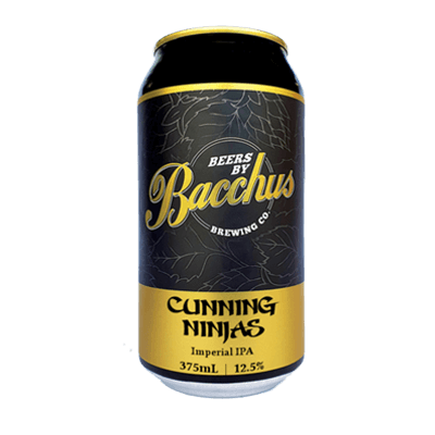 Bacchus Cunning Ninja's Imperial IPA 375ml Can Craft Beer Bacchus Brewing Co.