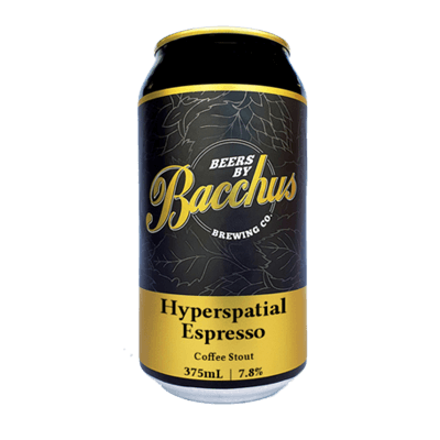 Bacchus Hyperspatial Espresso Stout 375ml Can Craft Beer Bacchus Brewing Co.