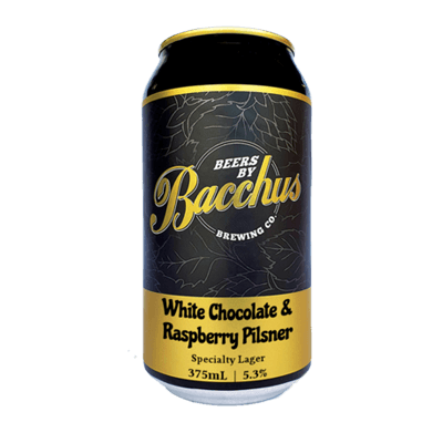 Bacchus White Chocolate Raspberry Pils 375ml Can Craft Beer Bacchus Brewing Co.
