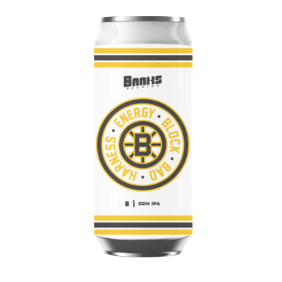 Banks Brewing Harness Energy Block Bad DDH IPA 500ml Can Craft Beer Banks Brewing