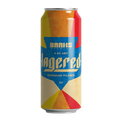 Banks Lagered Bohemian Pilsner 500ml Can Craft Beer Banks Brewing