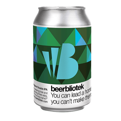 Beerbliotek You Can Lead A Horse To Water, But You Can't Make Them Enjoy the View NEIIPA Single Craft Beer Beerbliotek