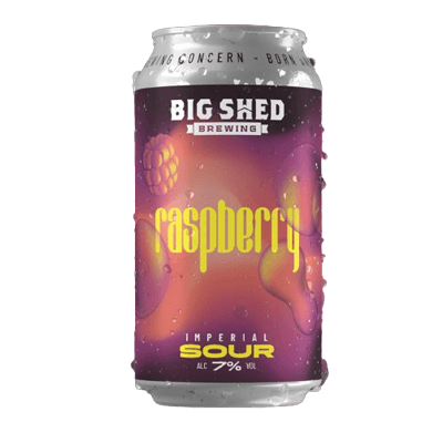 Big Shed Imperial Raspberry Sour Ale 375ml Can Craft Beer Big Shed Brewing Concern