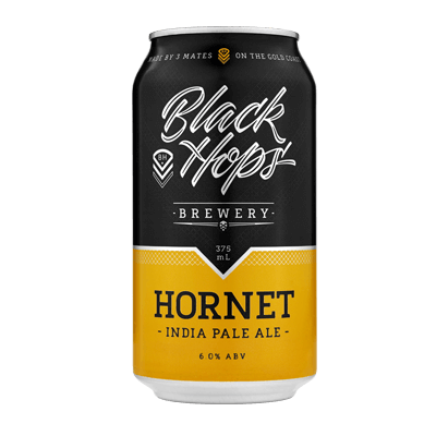 Black Hops Hornet IPA 375ml Can Craft Beer Black Hops Brewing