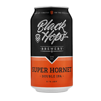 Black Hops Super Hornet Double IPA 375ml Can Craft Beer Black Hops Brewing
