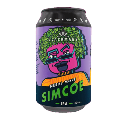 Blackman's Needs More Simcoe IPA Craft Beer Blackman's Brewery