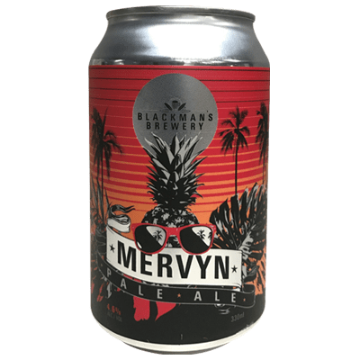 Blackmans Mervyn Pale Ale Craft Beer Blackman's Brewery