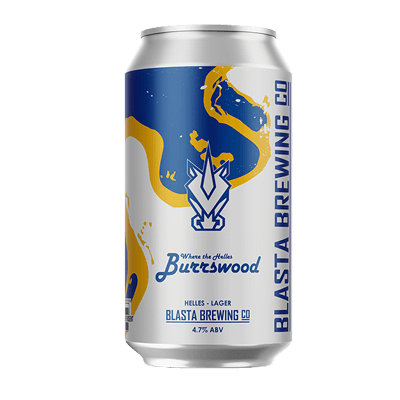 Blasta Where the Helles Burrswood Lager Craft Beer Blasta Brewing Company