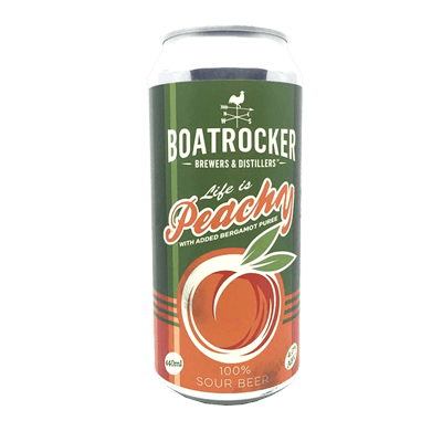 Boatrocker Life Is Peachy Sour Ale Craft Beer Boatrocker Brewers & Distillers