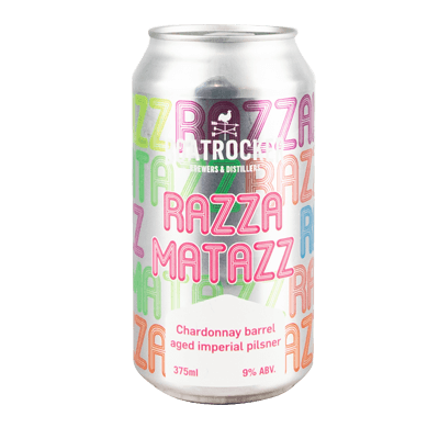 Boatrocker Razza Matazz Chardonnay Barrel Aged Imperial Pilsner Craft Beer Boatrocker Brewers & Distillers