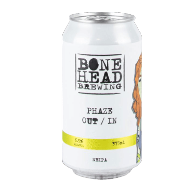 Bonehead Phaze Out/In NEIPA Craft Beer Bonehead Brewing