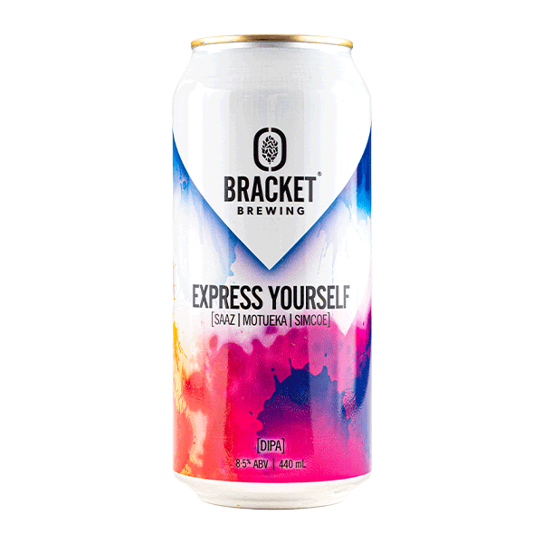 Bracket Express Yourself DIPA 440ml Can Craft Beer Bracket Brewing
