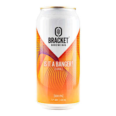 Bracket Is It A Banger? DDH IPA 440ml Can Craft Beer Bracket Brewing