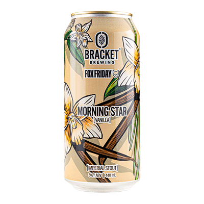 Bracket x Fox Friday Morning Star Imperial Stout 440ml Can Craft Beer Bracket Brewing