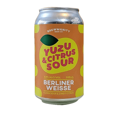 Brewmanity Yuzu & Citrus Sour Sour Ale Brewmanity