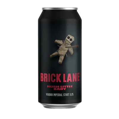 Brick Lane Trilogy of Fear Hush Little Baby Voodoo Imperial Stout 500ml Can Craft Beer Brick Lane Brewing Co