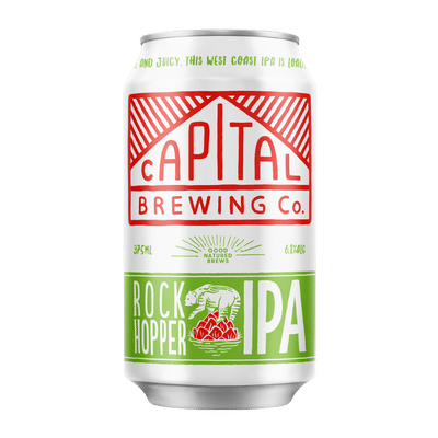 Capital Rock Hopper IPA Craft Beer Capital Brewing Co