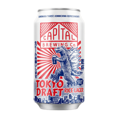 Capital Tokyo Draft Rice Lager 375ml Can Craft Beer Capital Brewing Co