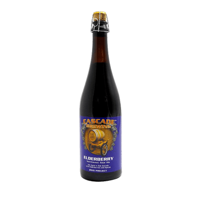 Cascade Wild Elderberry Sour Ale Single Craft Beer Cascade Brewing