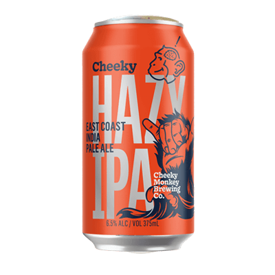 Cheeky Monkey Hazy IPA 375ml Can Craft Beer Cheeky Monkey