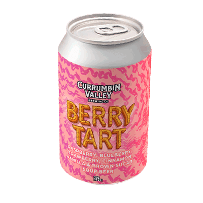 Currumbin Valley Berry Tart Sour 375ml Can Craft Beer Currumbin Valley Brewing