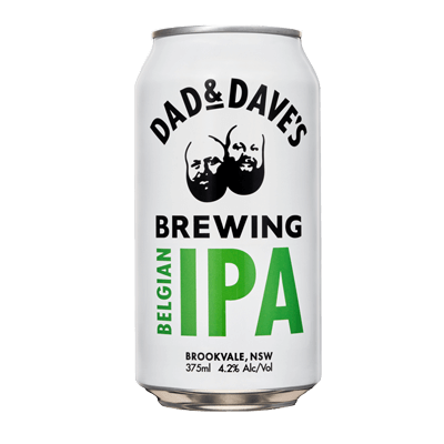 Dad and Dave's Belgian IPA 375ml Can Craft Beer Dad & Dave's Brewing