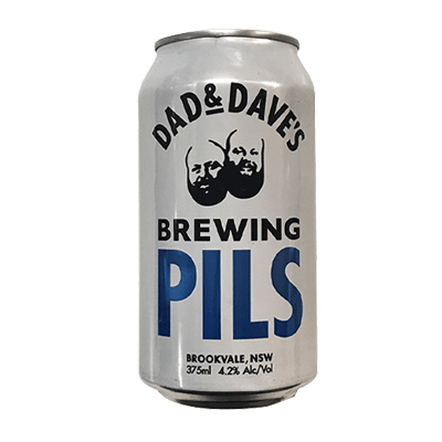 Dad & Dave's #3 Dad's Pils 375ml Can Craft Beer Dad & Dave's Brewing