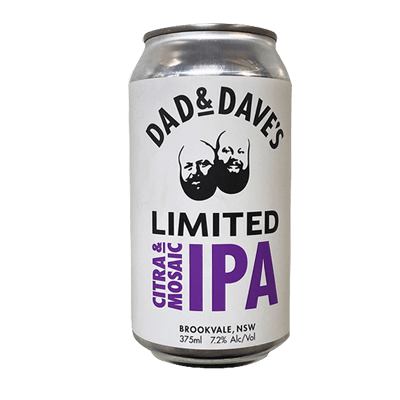 Dad & Dave's Citra & Mosaic IPA Craft Beer Dad & Dave's Brewing