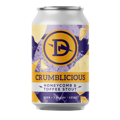 Dainton Crumblicious Honeycomb and Toffee Stout 355ml Can Craft Beer Dainton Brewery