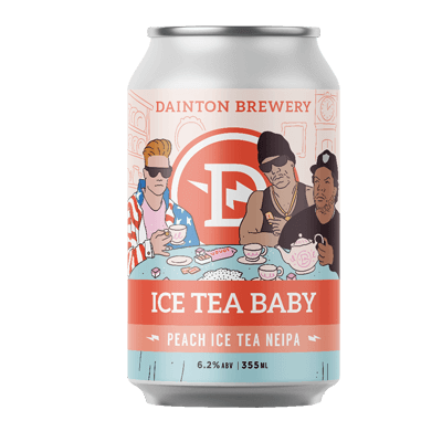 Dainton Ice Tea Baby Peach Ice Tea NEIPA Craft Beer Dainton Brewery