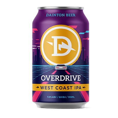 Dainton Overdrive West Coast IPA Craft Beer Dainton Brewery