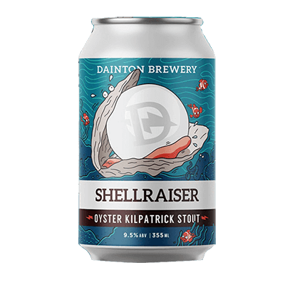 Dainton Shellraiser Oyster Kilpatrick Stout Dainton Brewery