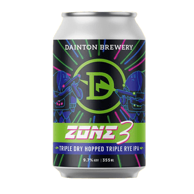 Dainton Zone 3 Triple Dry Hopped Triple Rye IPA Dainton Brewery