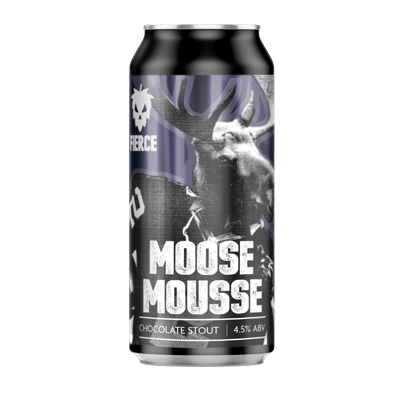 Fierce Moose Mousse Chocolate Stout 440ml Can Single Craft Beer Fierce Beer