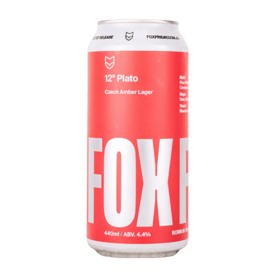 Fox Friday 12 Plato Czech Amber Lager 440ml Can Craft Beer Fox Friday Craft Brewery