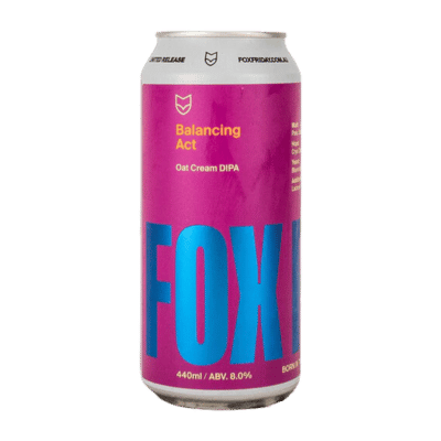 Fox Friday Balancing Act Oat Cream IPA 440ml Can Craft Beer Fox Friday Craft Brewery