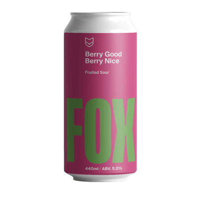 Fox Friday Berry Good Berry Nice Fruited Sour 440ml Can Craft Beer Fox Friday Craft Brewery