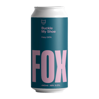 Fox Friday Buckle My Shoe Hazy DIPA 440ml Can Craft Beer Fox Friday Craft Brewery