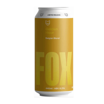 Fox Friday Golden Hour Belgian Blond 440ml Can Craft Beer Fox Friday Craft Brewery
