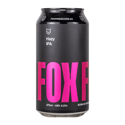 Fox Friday Hazy IPA 375ml Can Craft Beer Fox Friday Craft Brewery