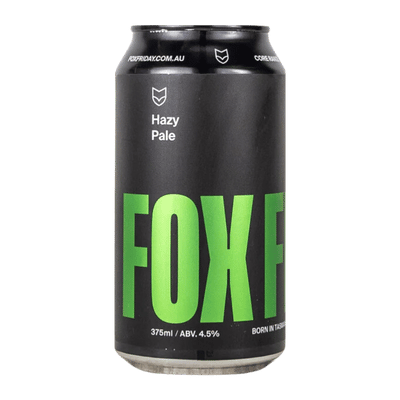 Fox Friday Hazy Pale Ale 375ml Can Craft Beer Fox Friday Craft Brewery