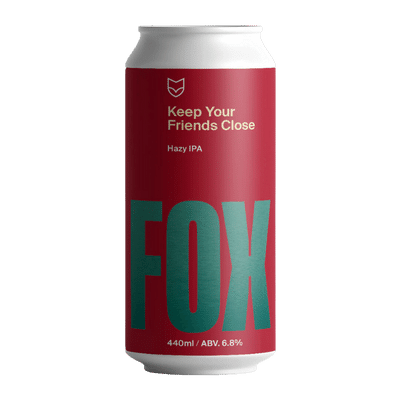 Fox Friday Keep Your Friends Close Hazy IPA 440ml Can Craft Beer Fox Friday Craft Brewery