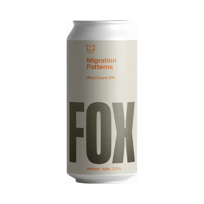 Fox Friday Migration Patterns West Coast IPA 440ml Can Craft Beer Fox Friday Craft Brewery