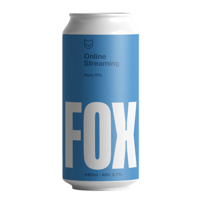 Fox Friday Online Streaming Hazy IPA 440ml Can Craft Beer Fox Friday Craft Brewery